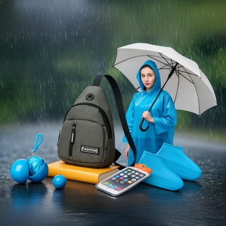 Monsoon360™ |The Rain Ready Combo (with Umbrella)